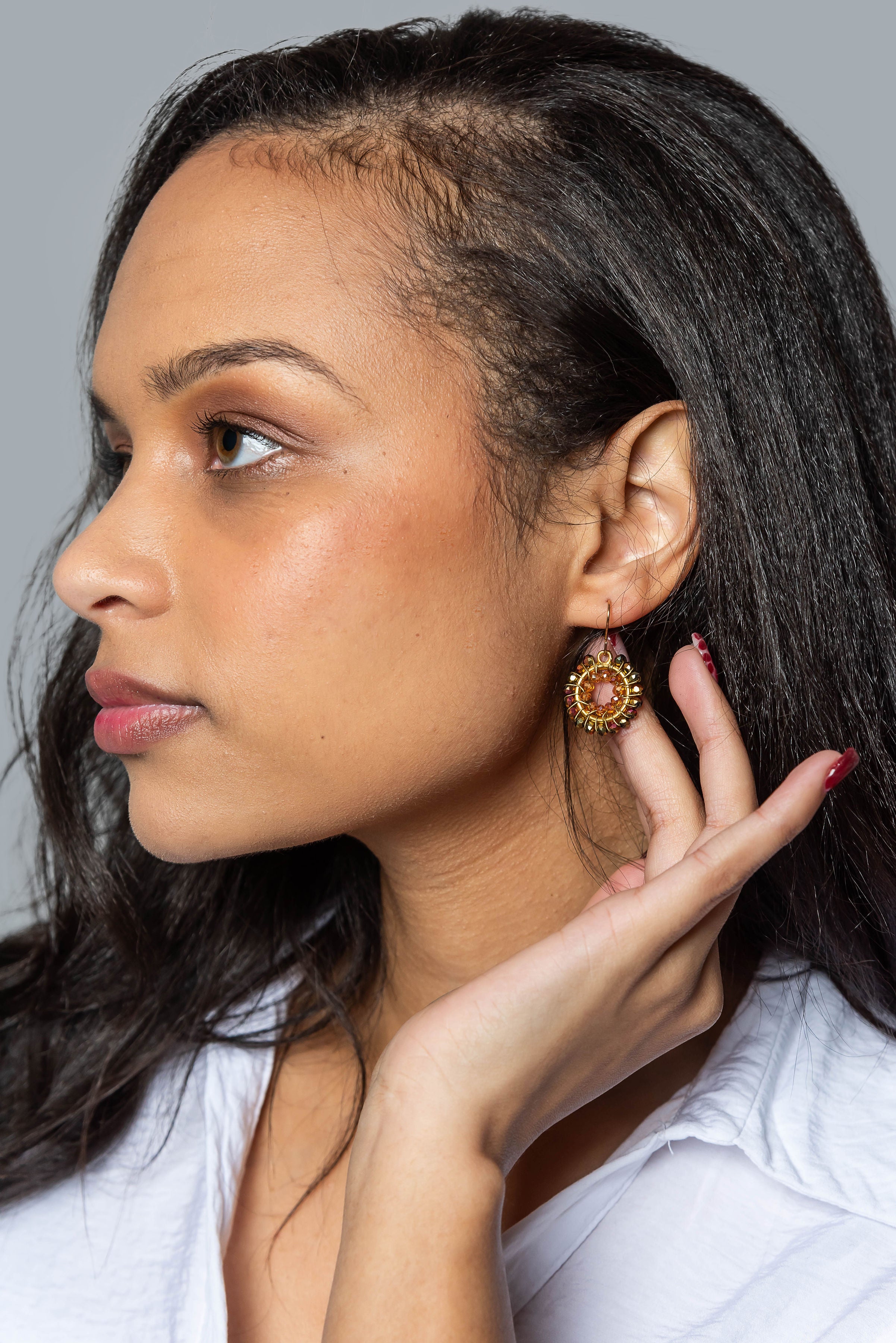 Baby Circle O Earrings
