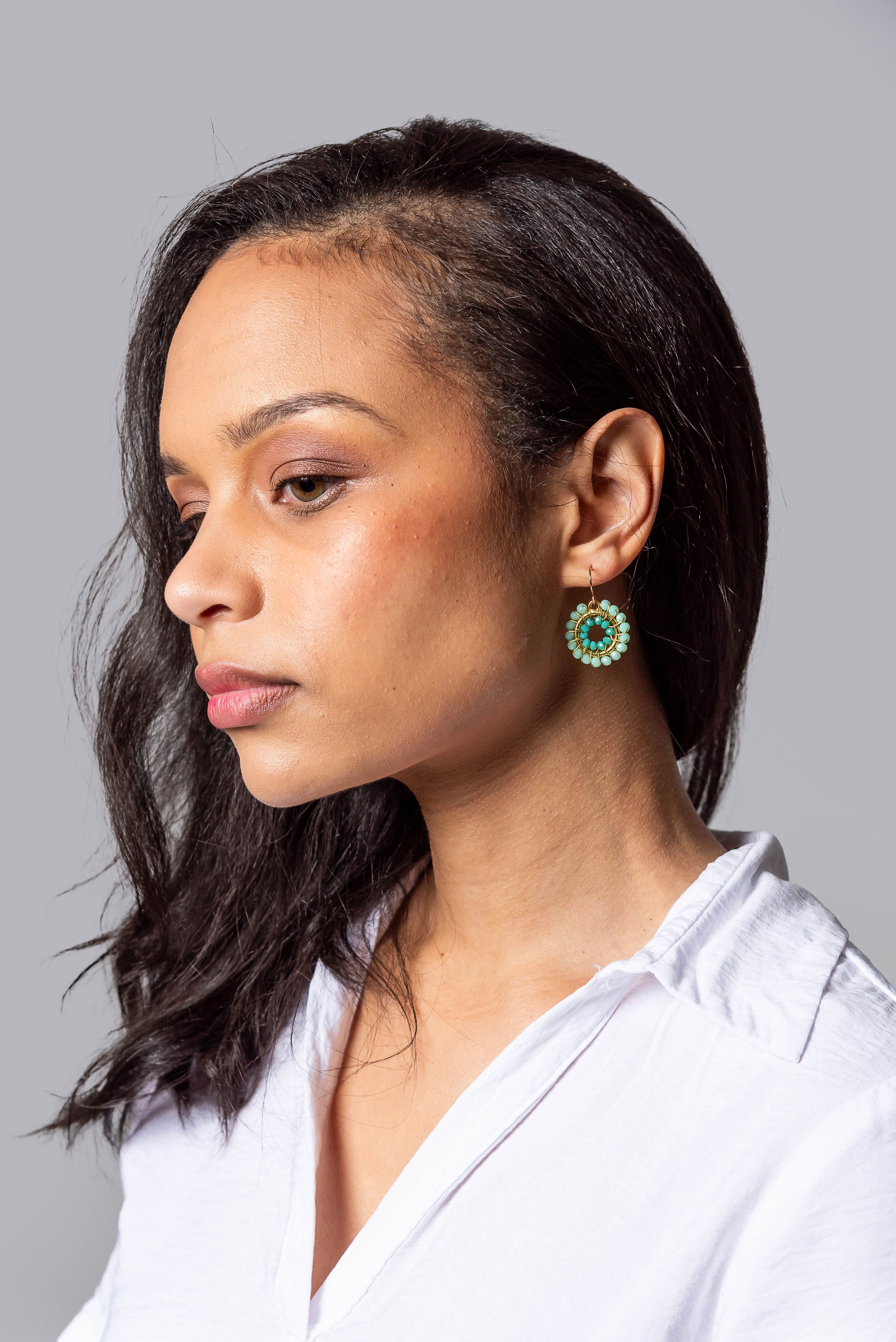 Baby Circle O Earrings