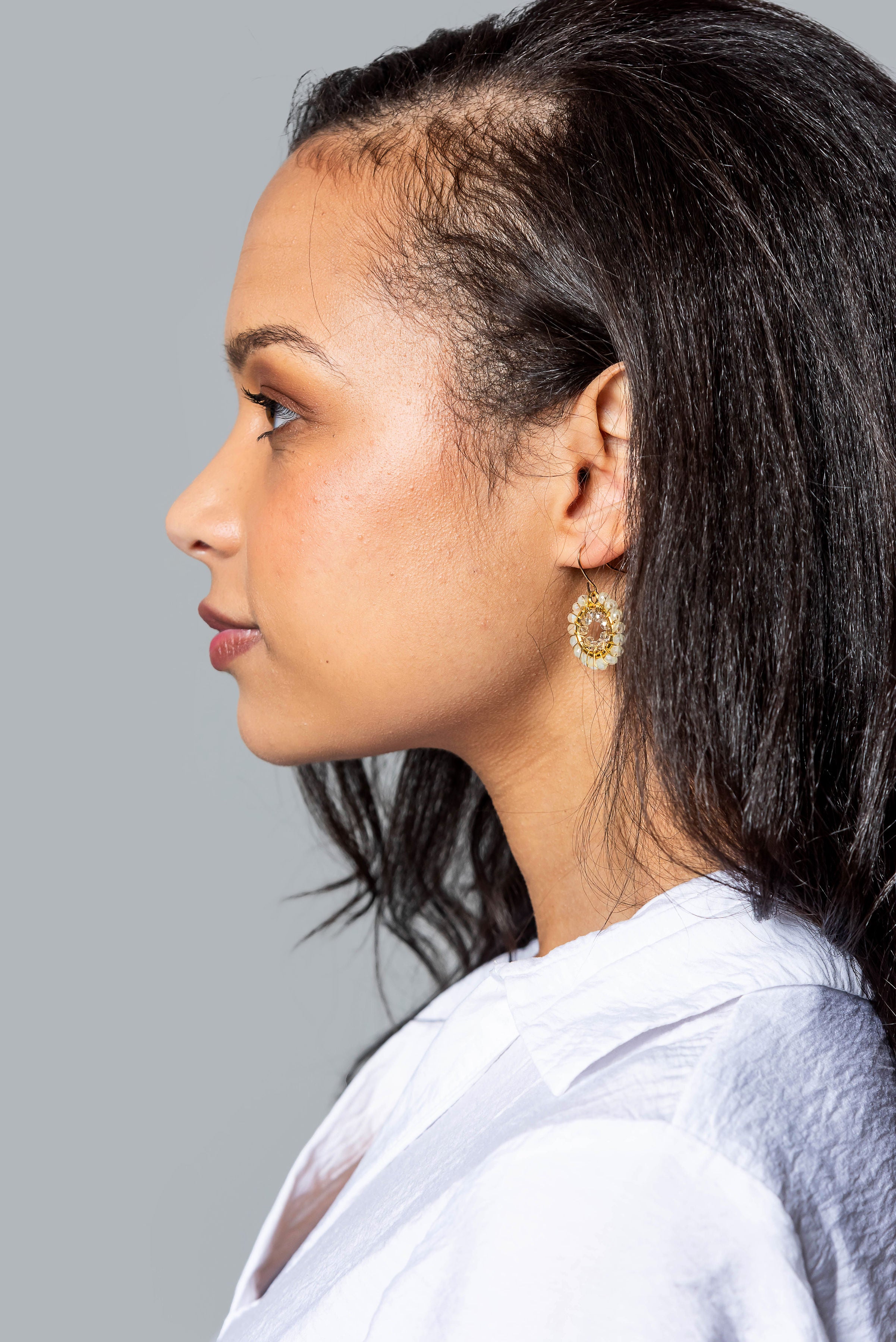 Baby Circle O Earrings