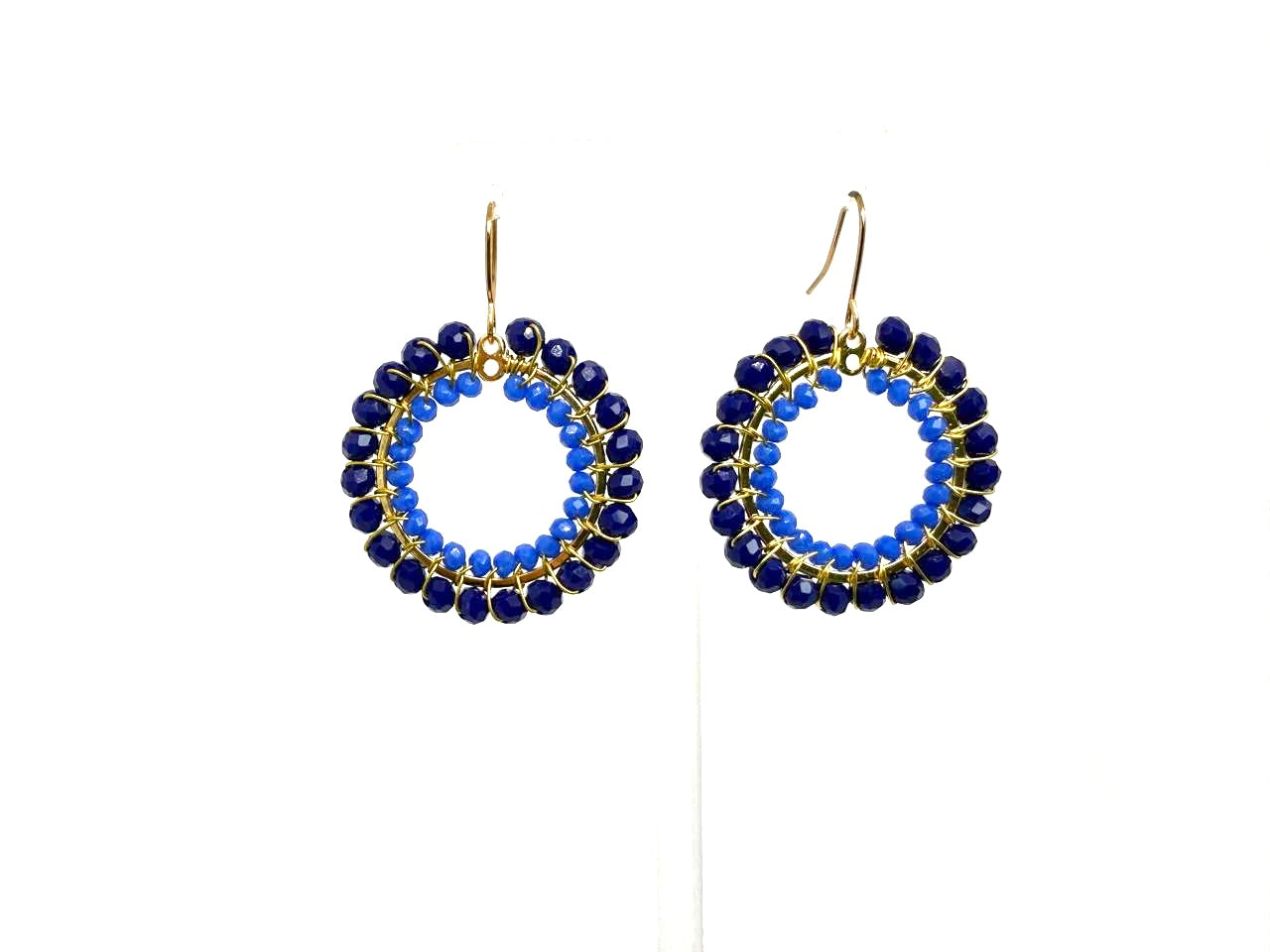 Crystal Circle Earrings