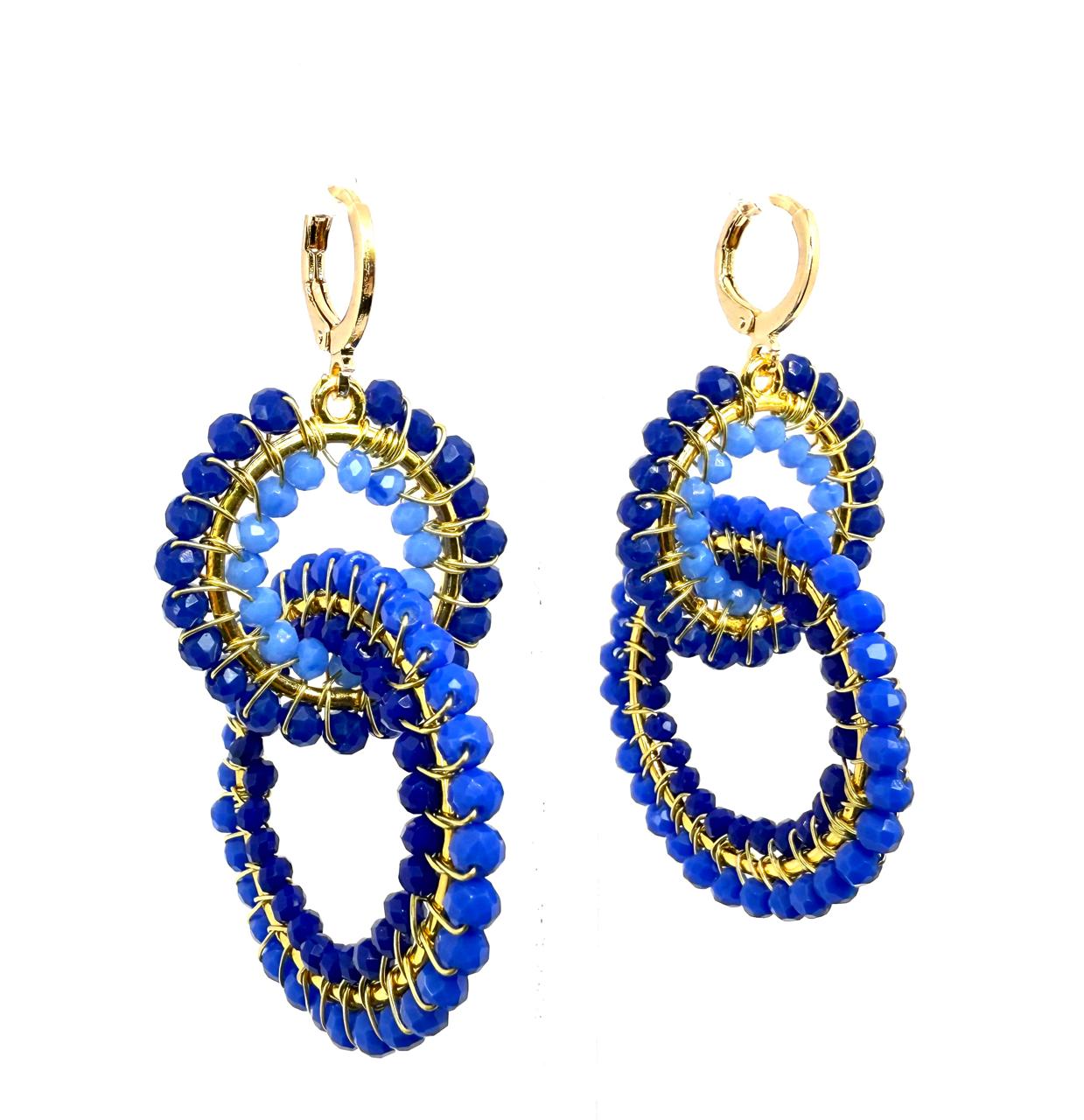 Elle Double Circle Earrings