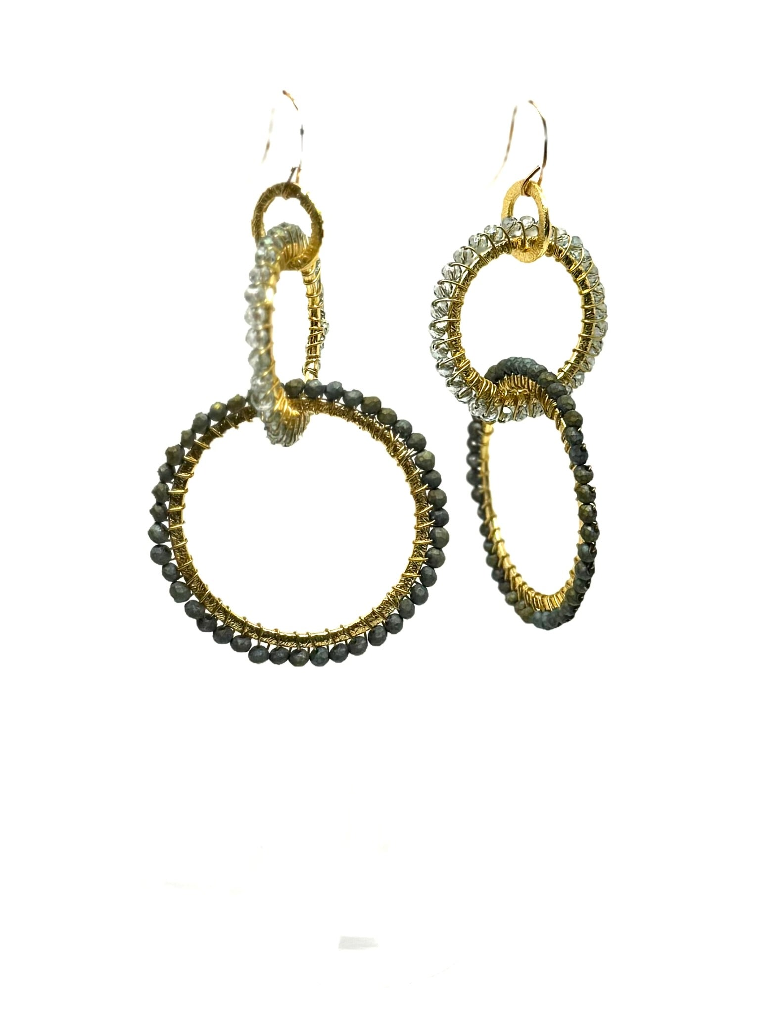 Lite Links Beaded Earrings