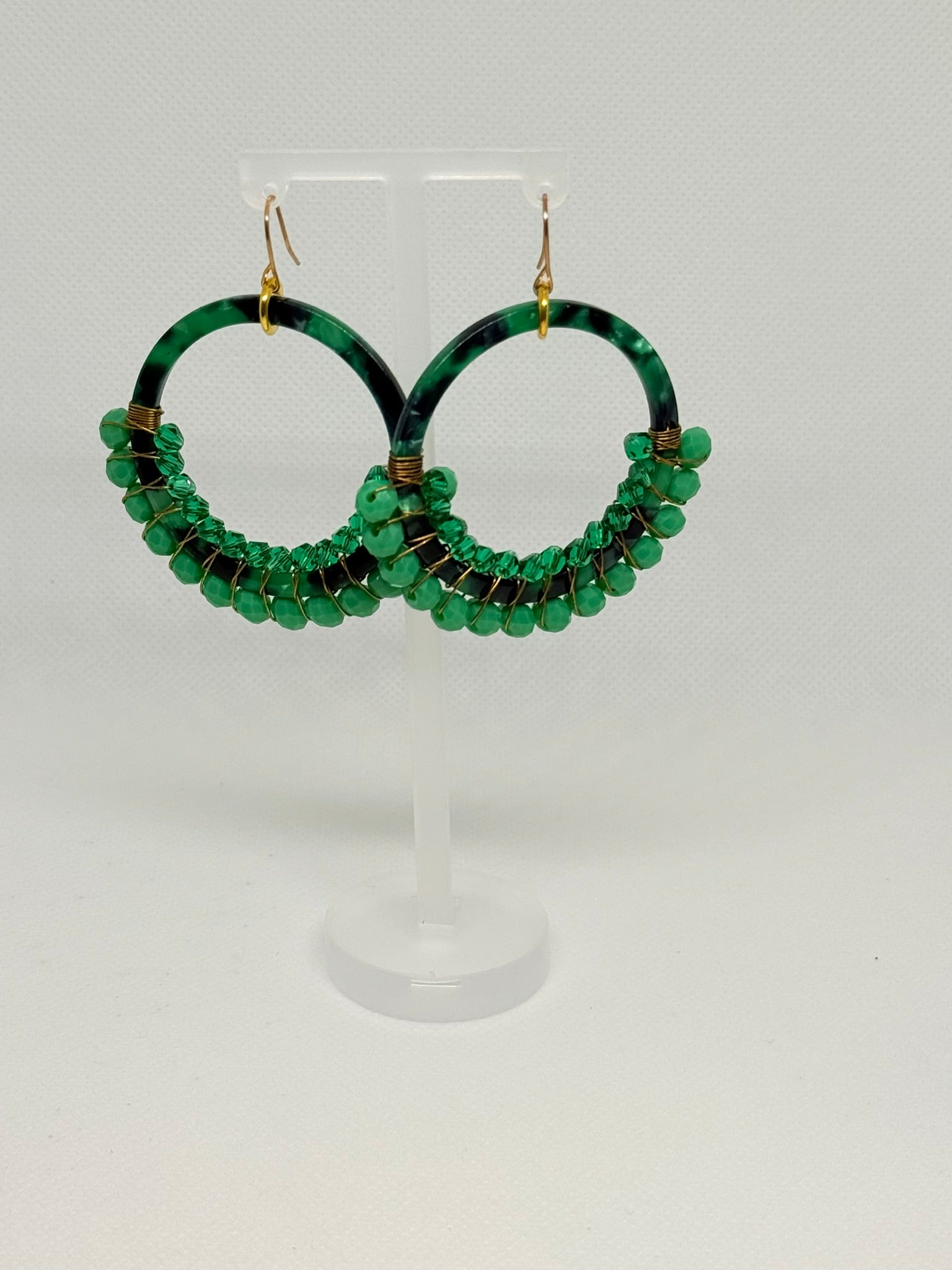 Acrylic Hoop Earrings (Small)