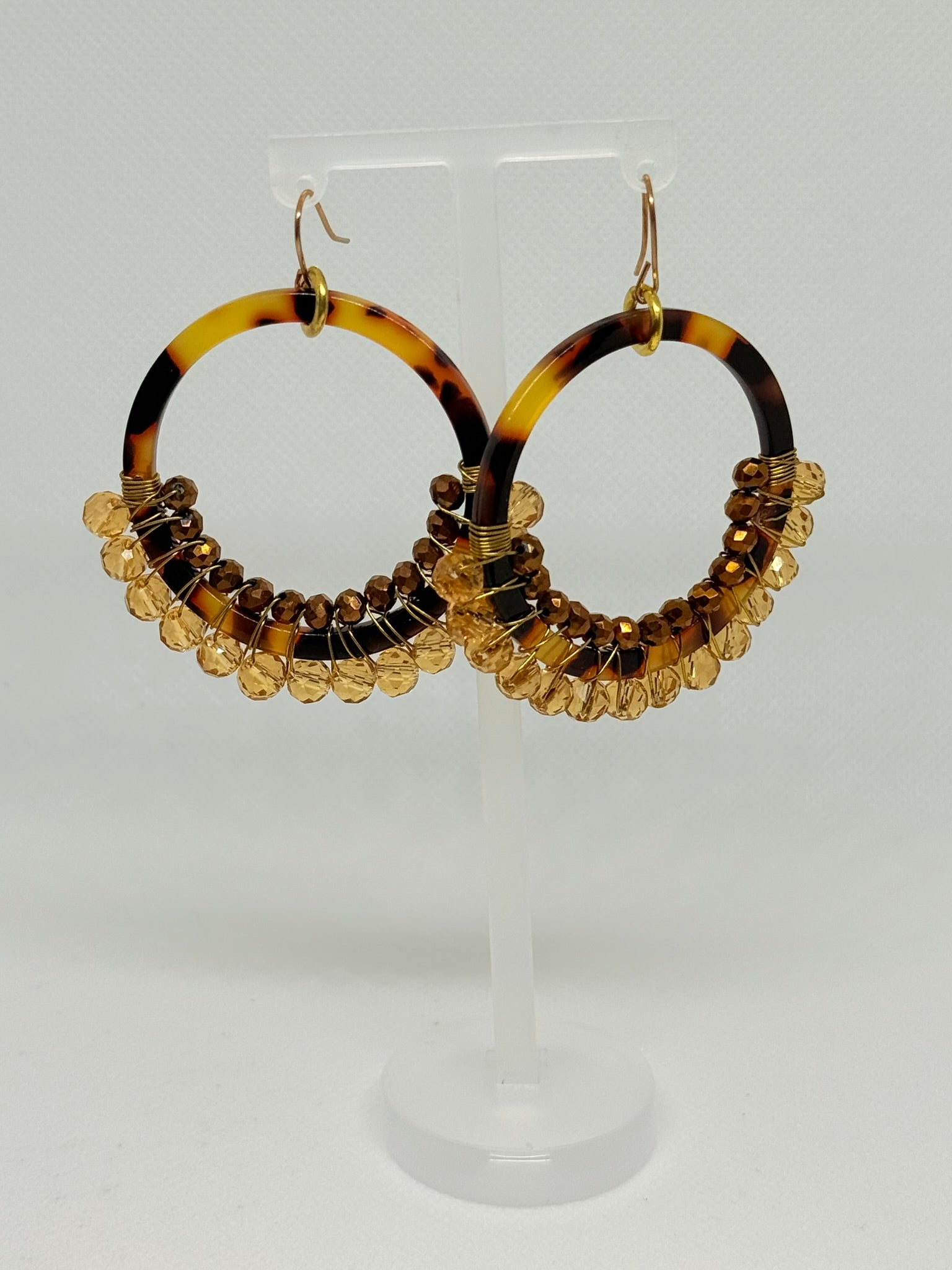 Acrylic Hoop Earrings (Large)