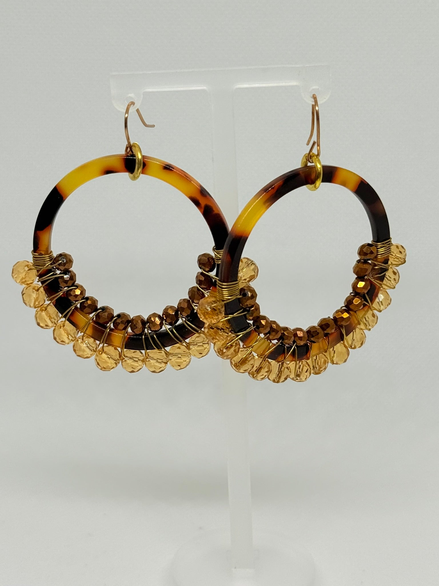 Acrylic Hoop Earrings (Large)