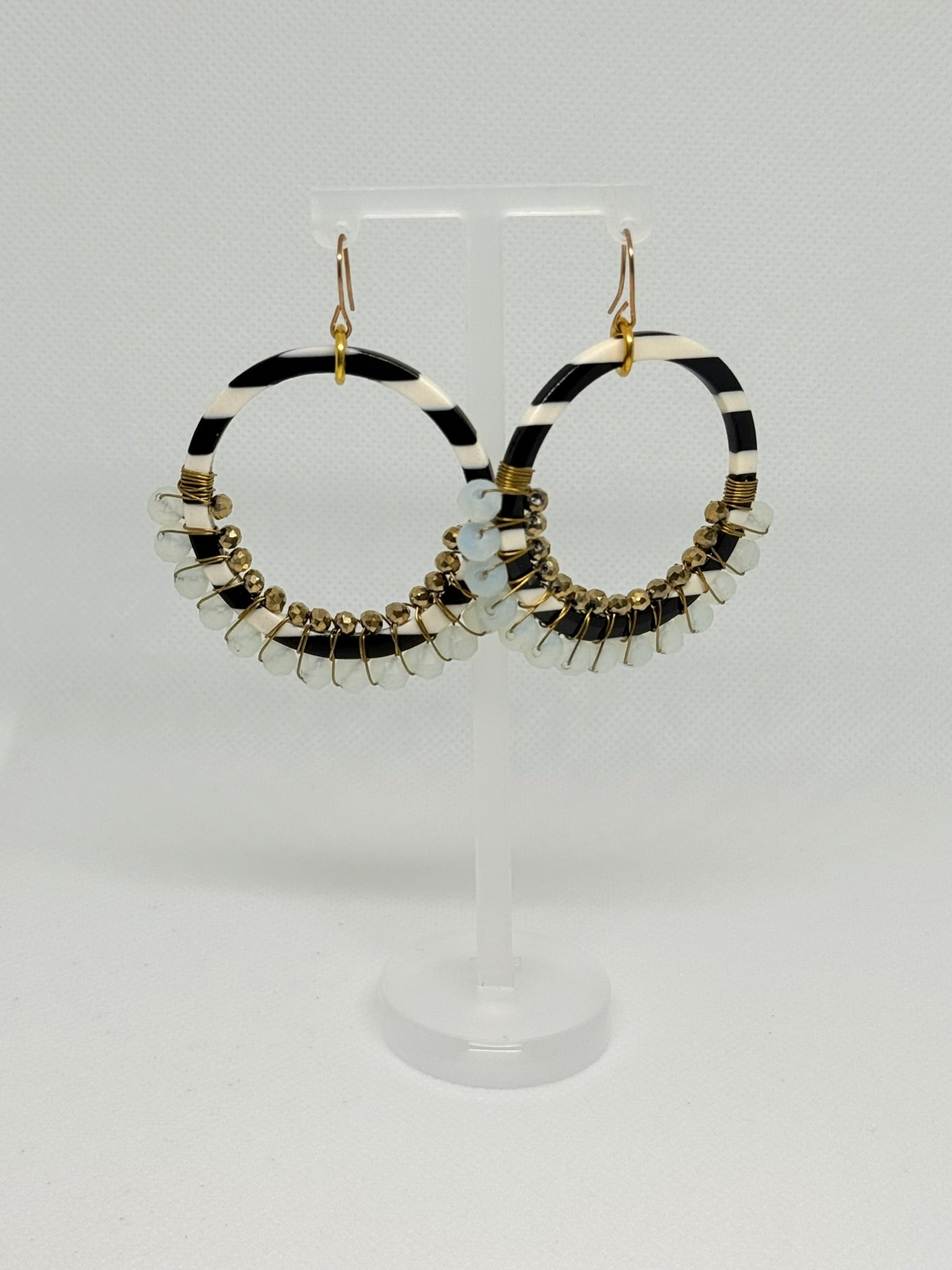 Acrylic Hoop Earrings (Large)