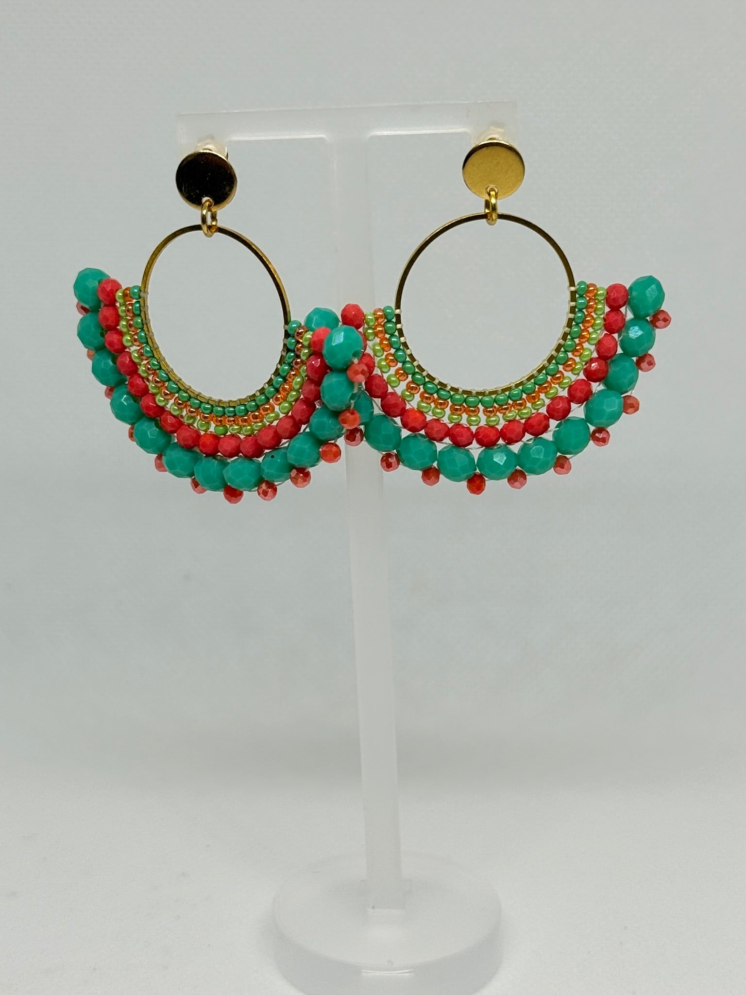 Tombi Medium Beaded Earrings