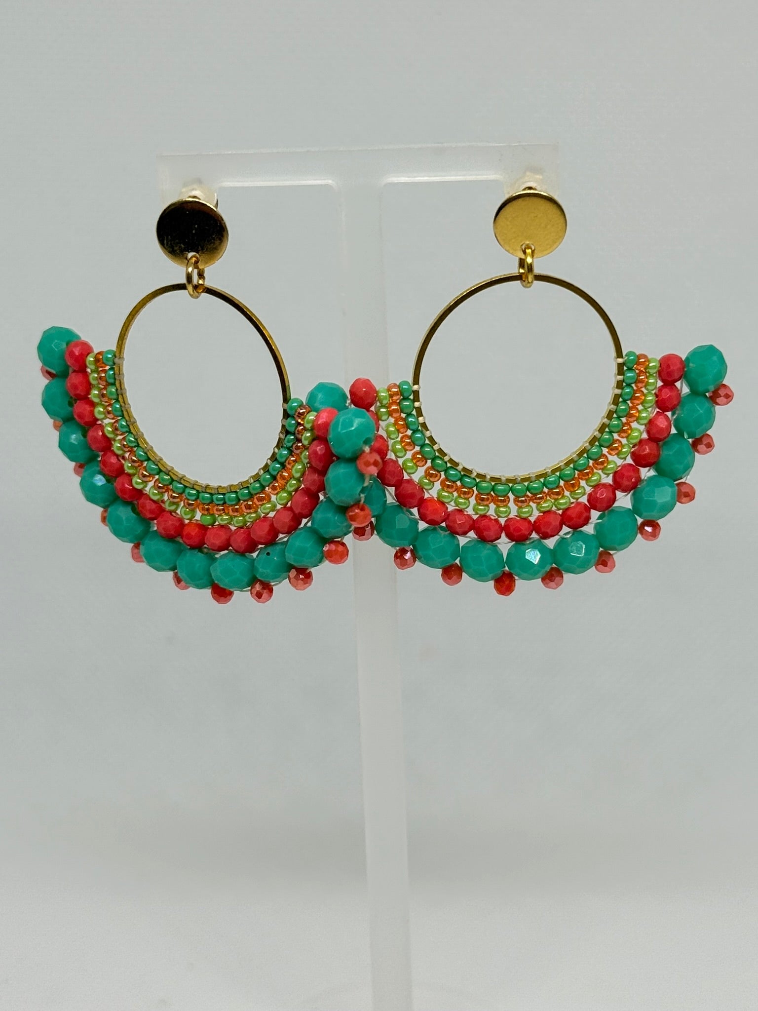 Tombi Medium Beaded Earrings