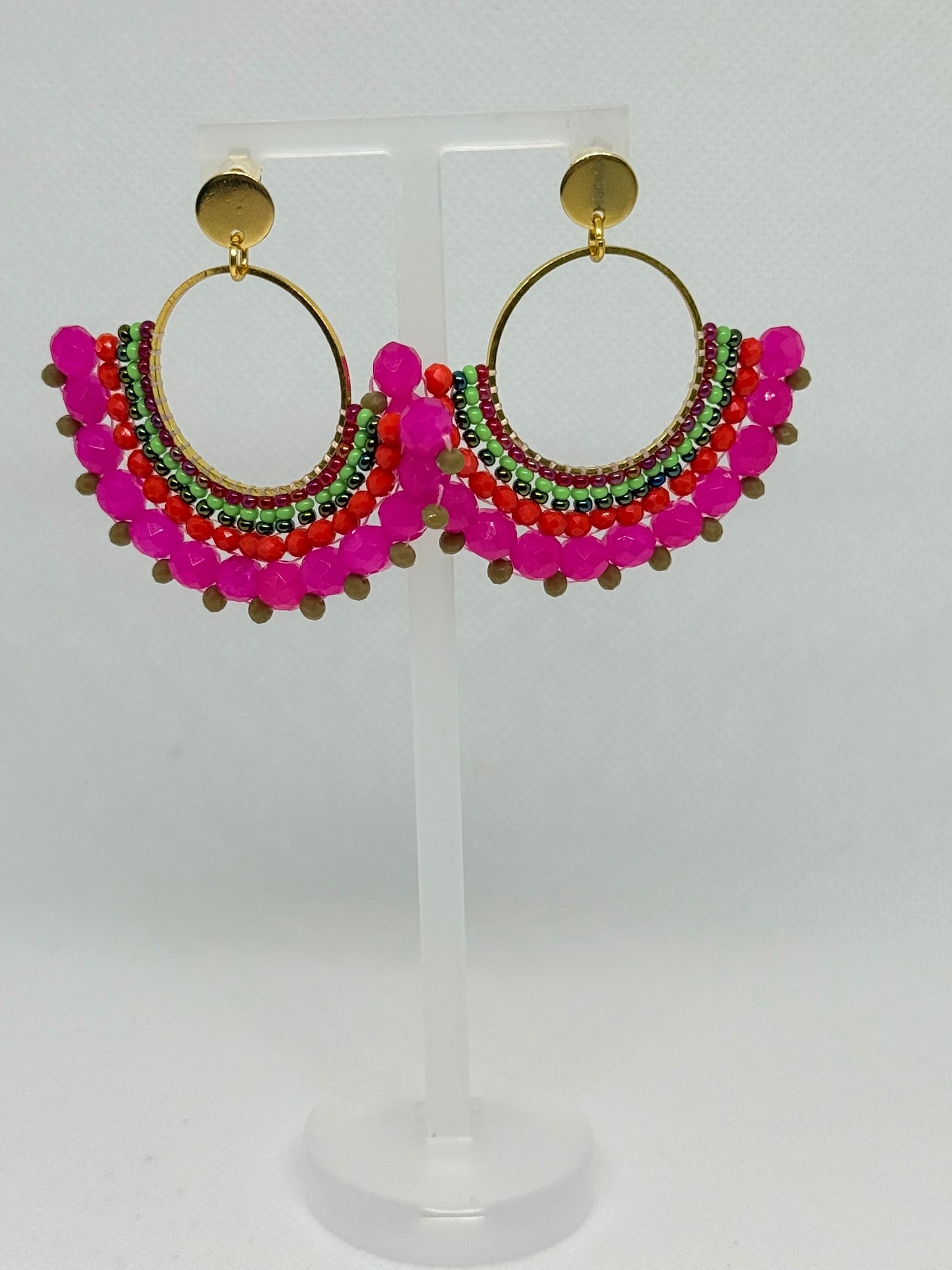 Tombi Medium Beaded Earrings