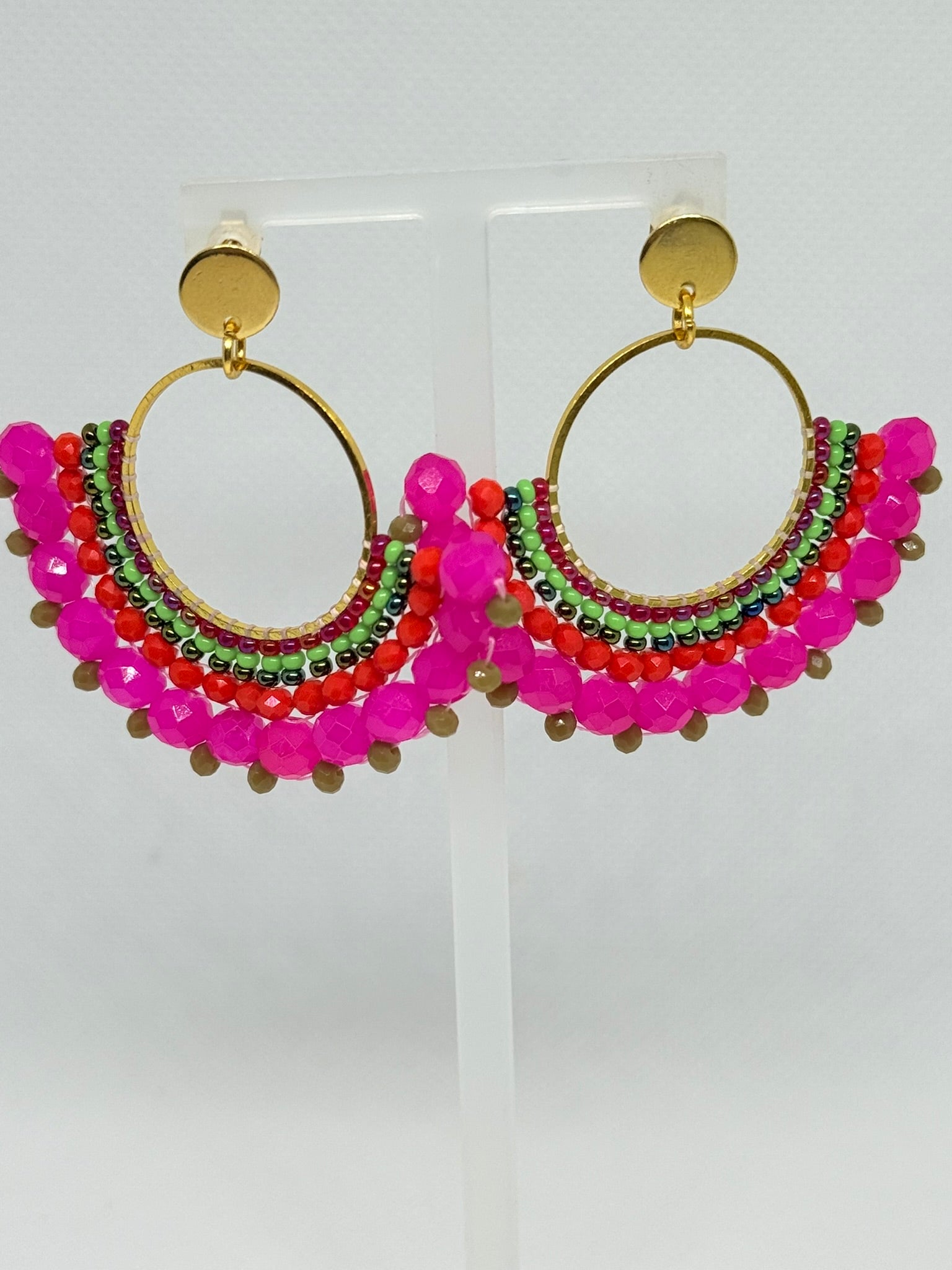 Tombi Medium Beaded Earrings