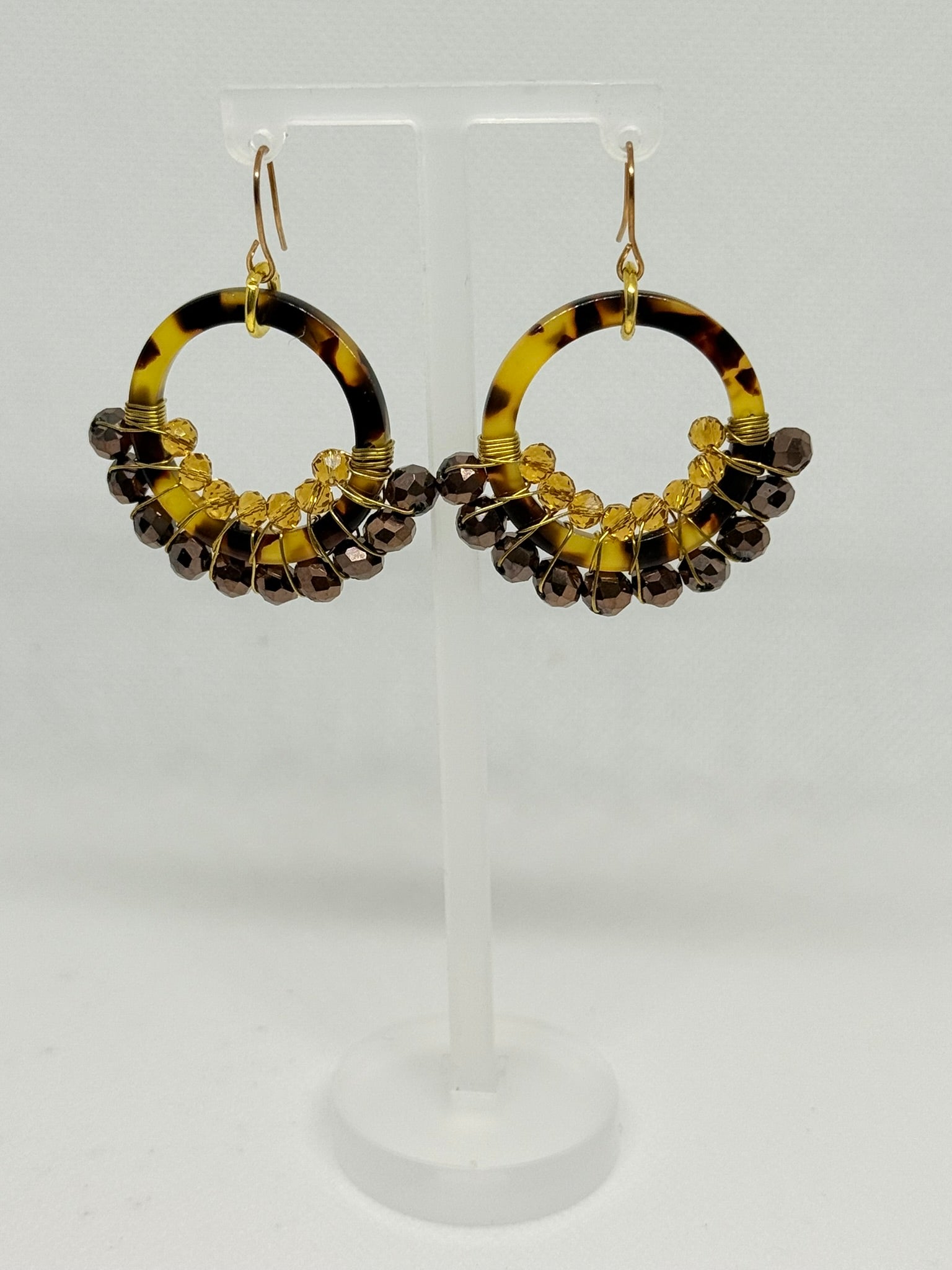 Acrylic Hoop Earrings (Small)