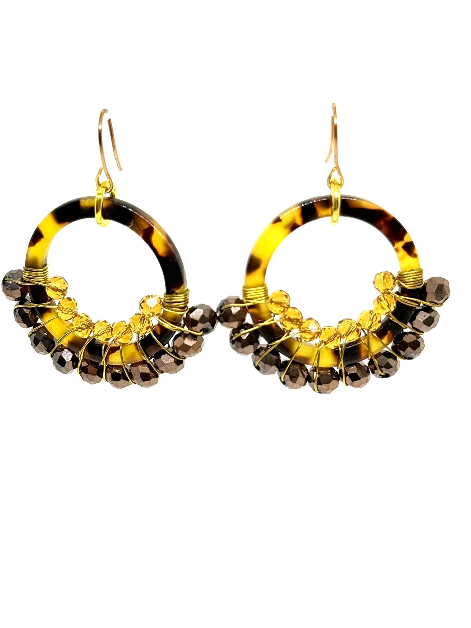 Acrylic Hoop Earrings (Small)