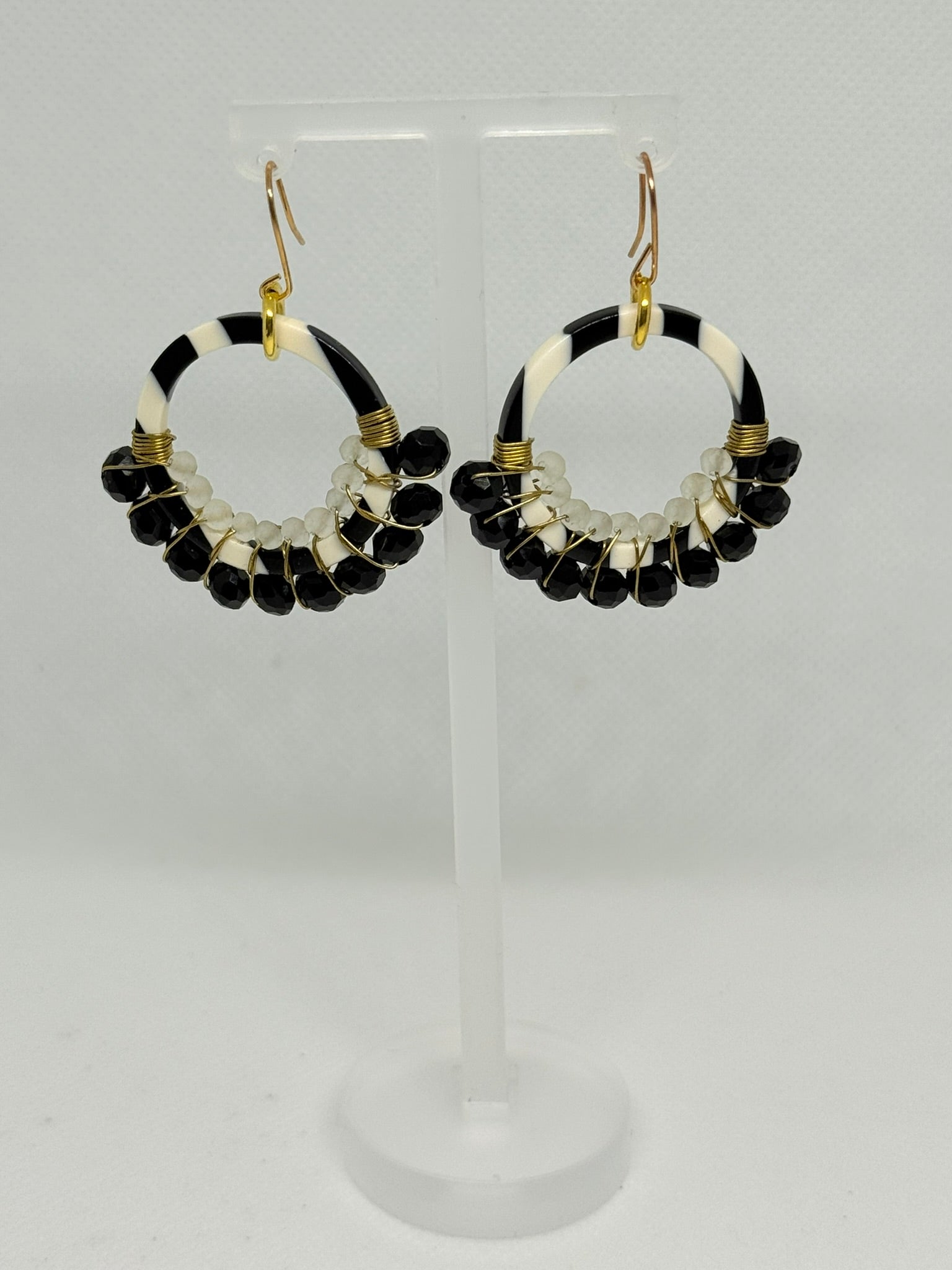 Acrylic Hoop Earrings (Small)