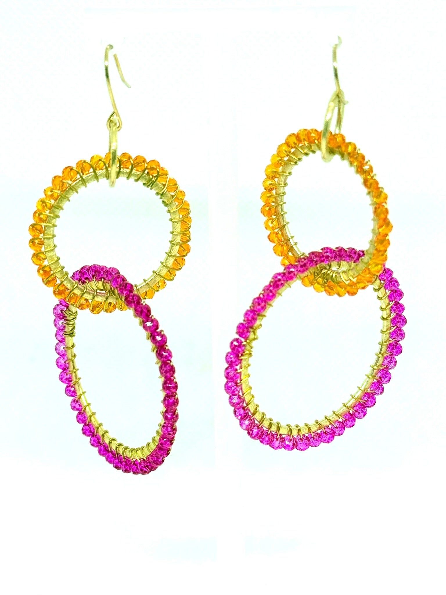 Lite Links Beaded Earrings