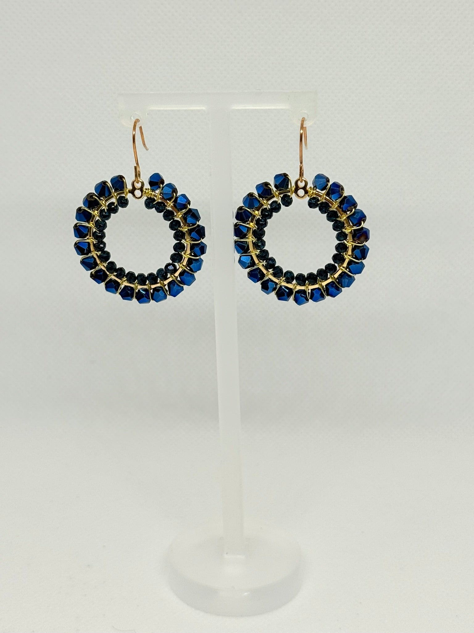 Crystal Circle Earrings