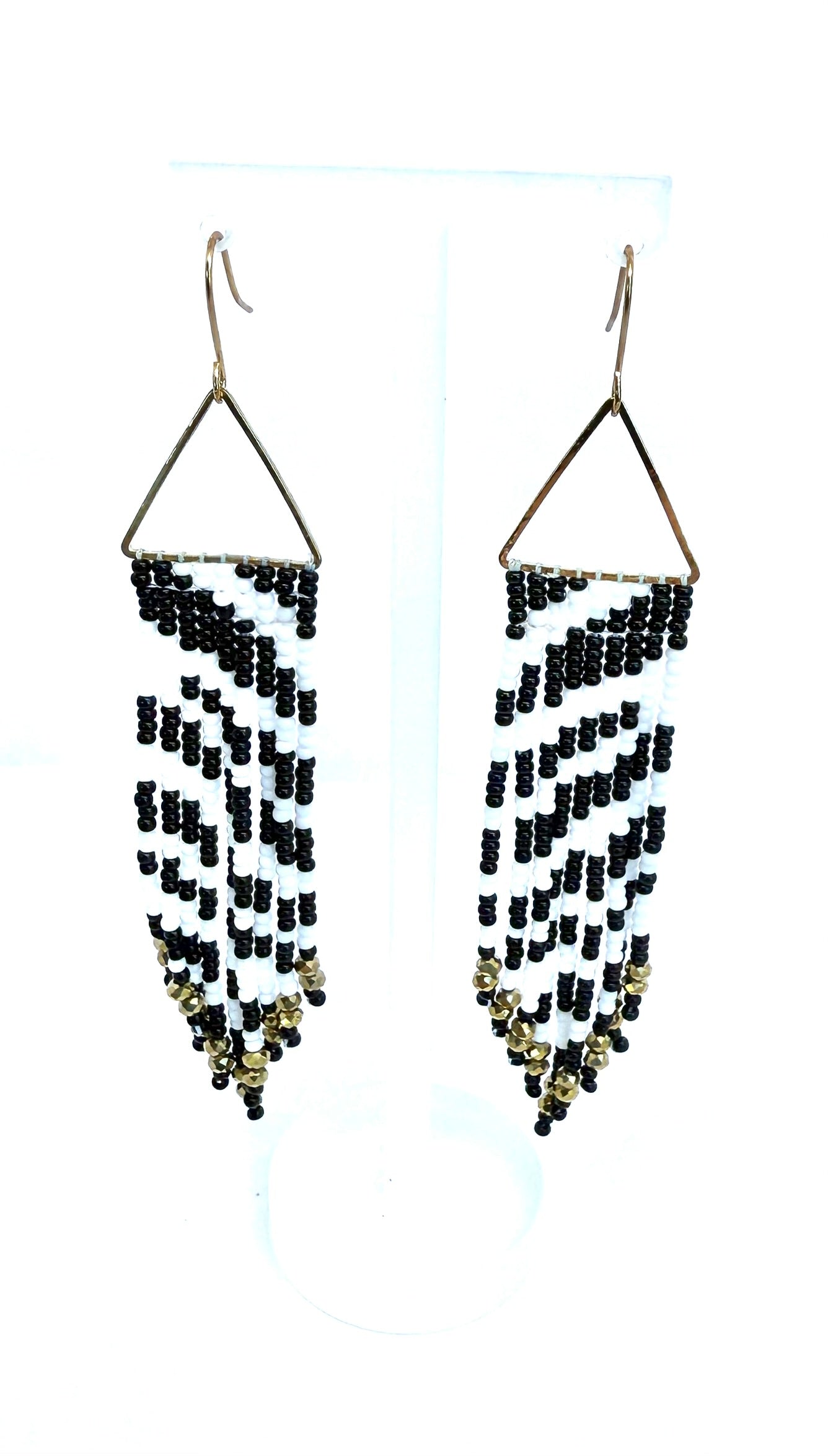 Safari Tassel Beaded Earrings