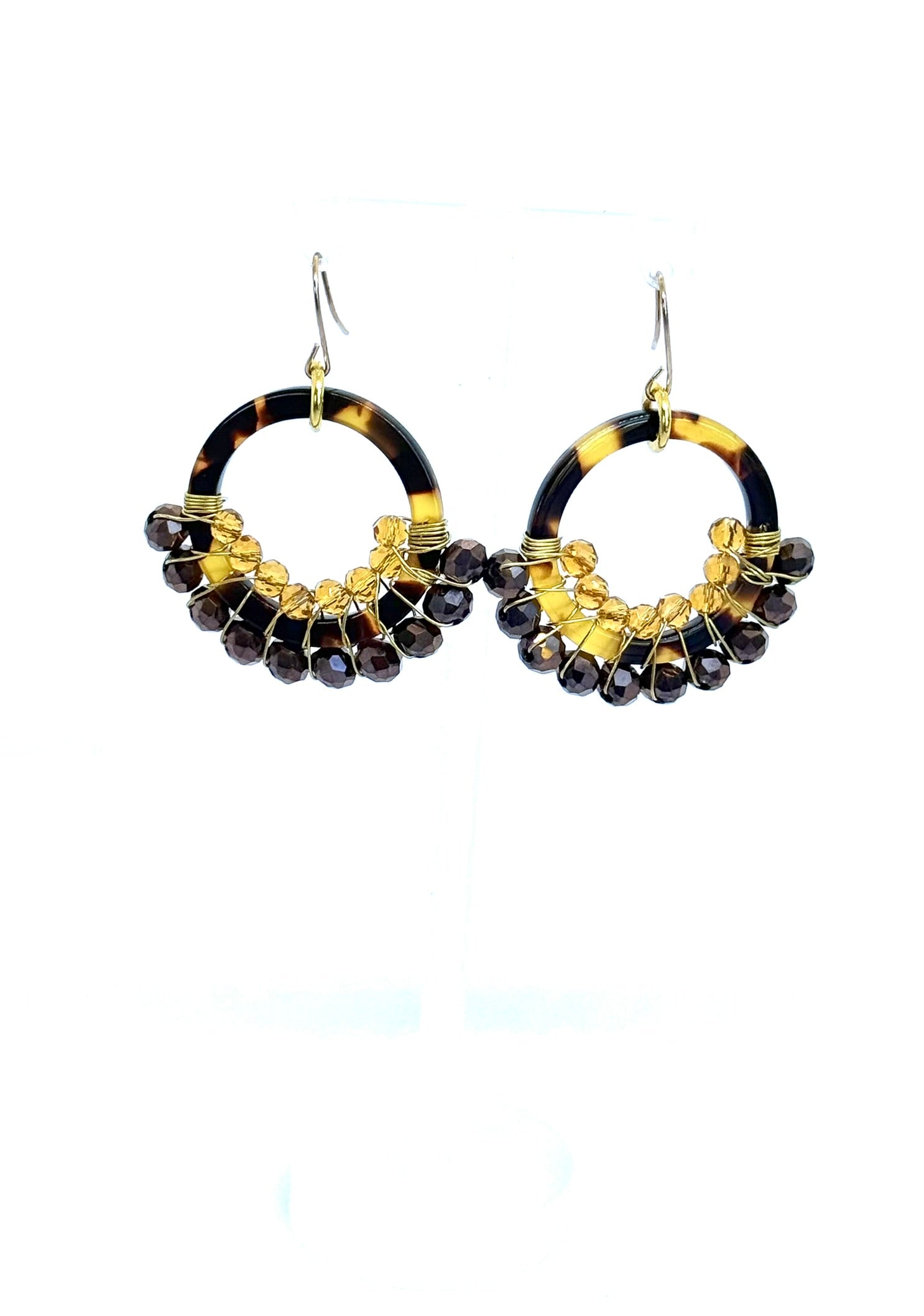 Acrylic Hoop Earrings (Small)