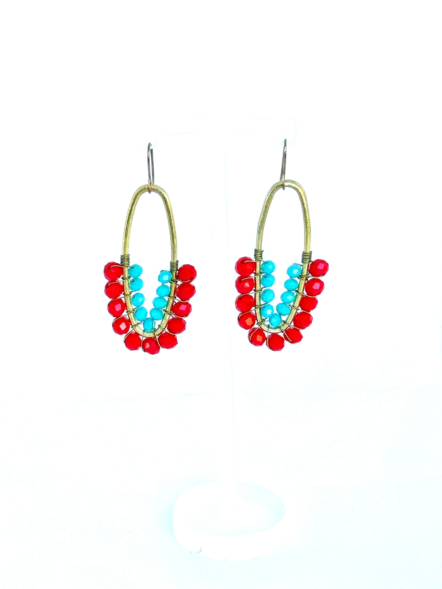 Long Oval Earrings