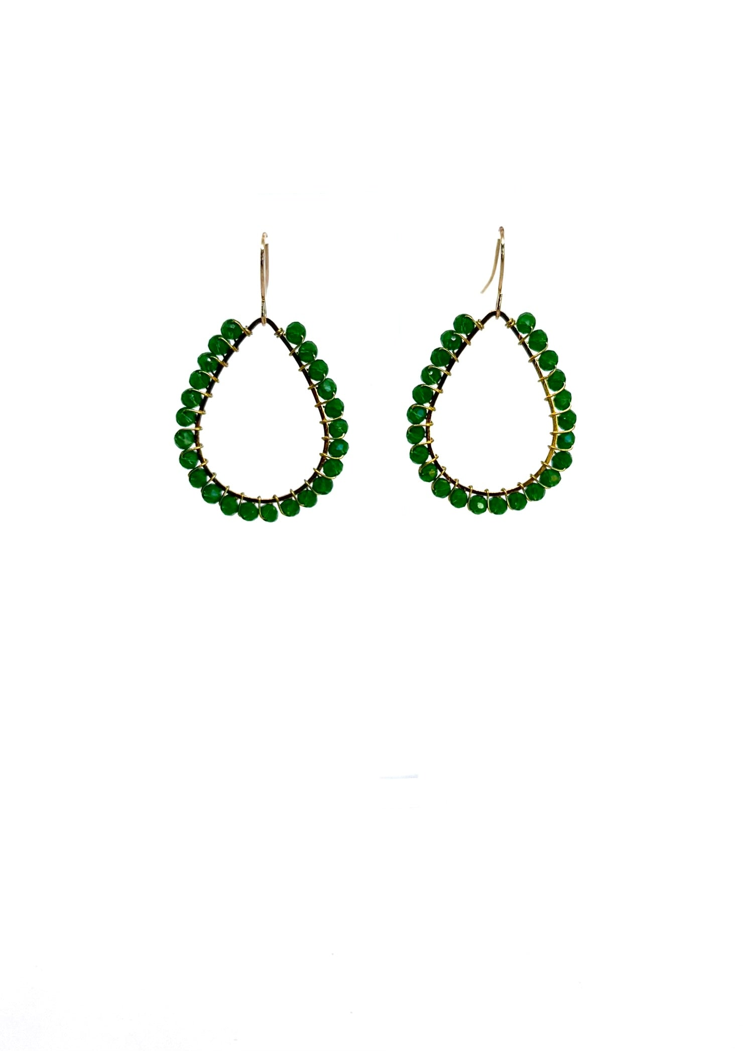 Eco Teardrop Earrings (mixed colors)