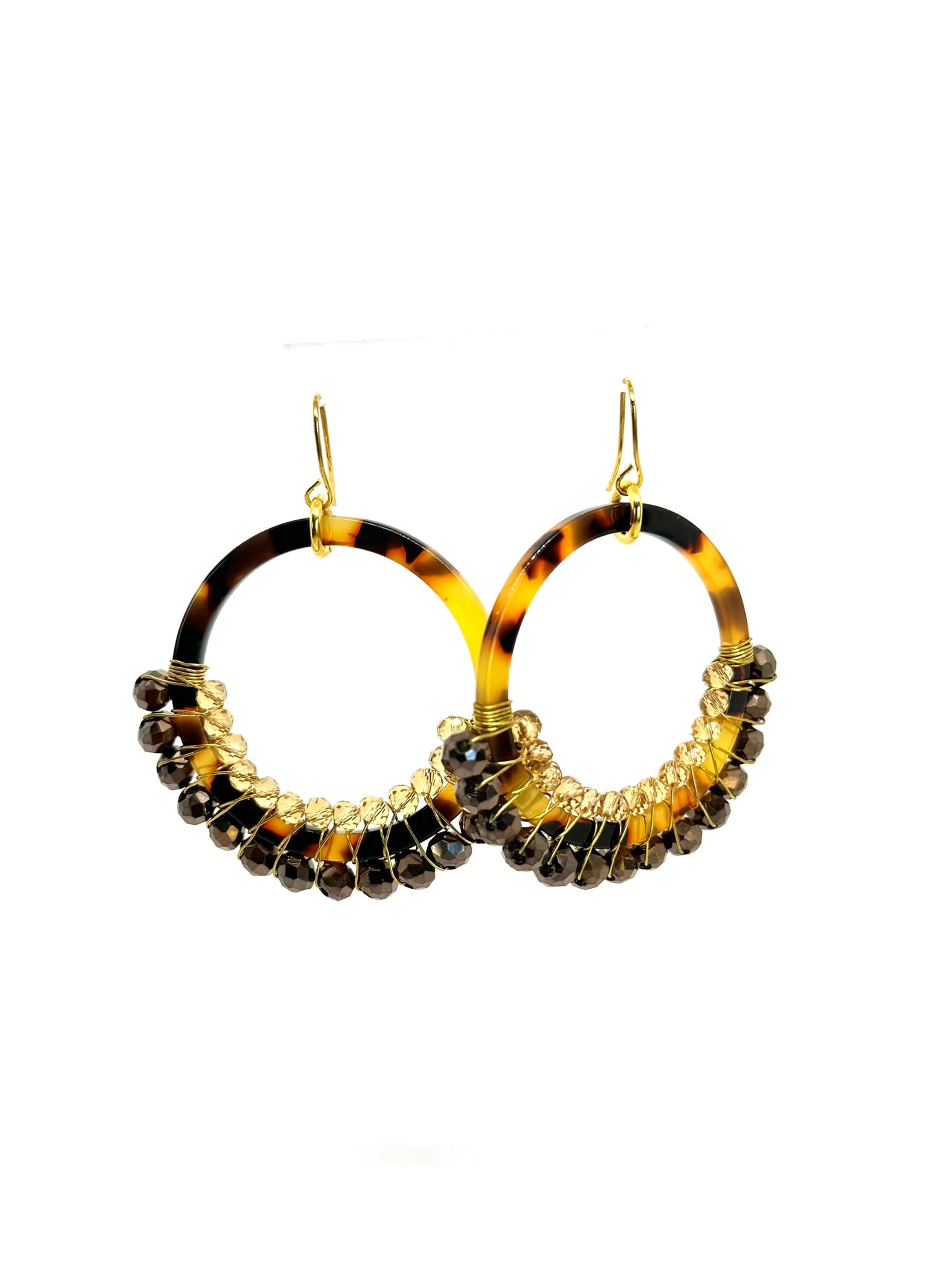 Acrylic Hoop Earrings (Large)
