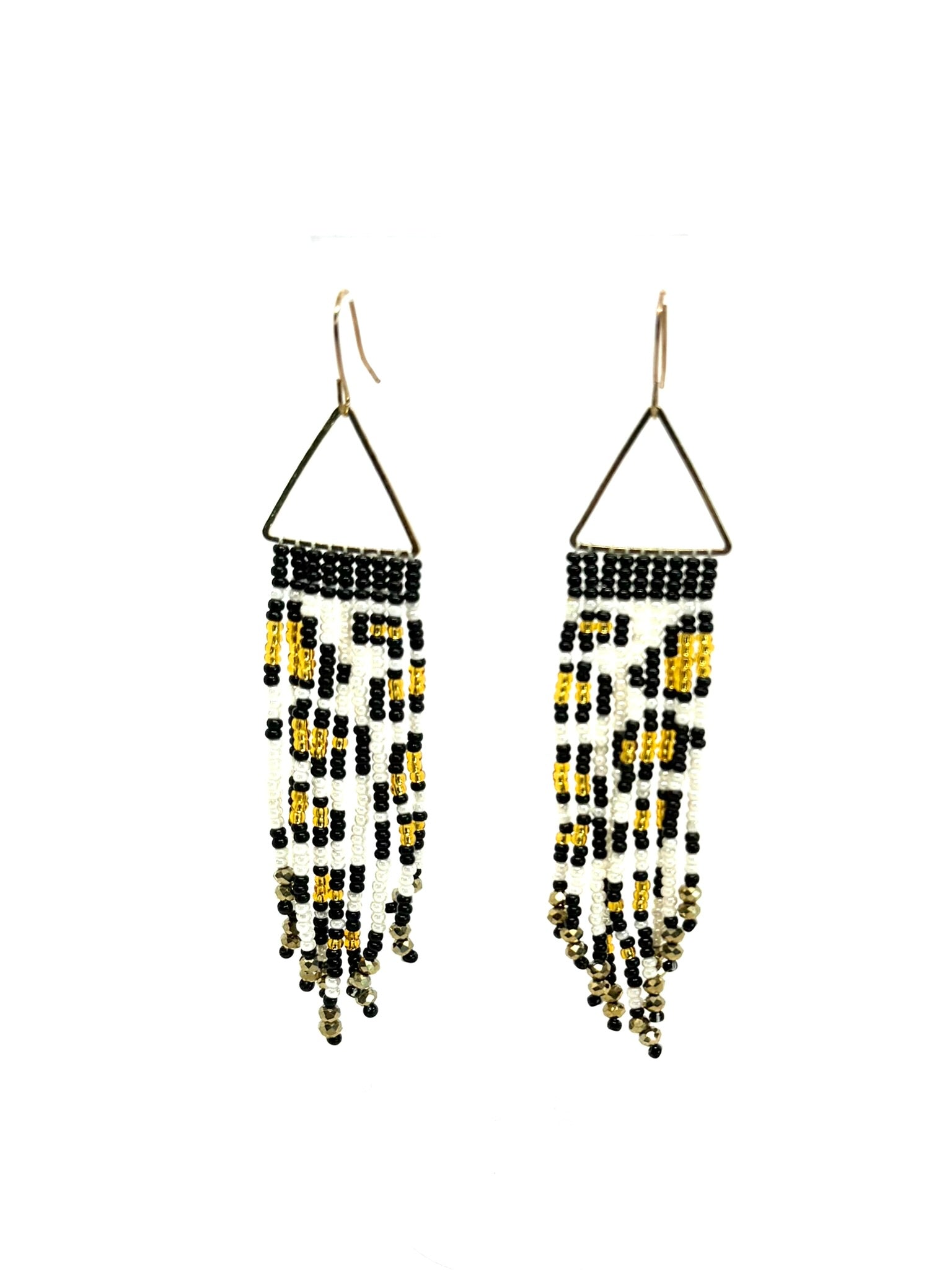 Safari Tassel Beaded Earrings