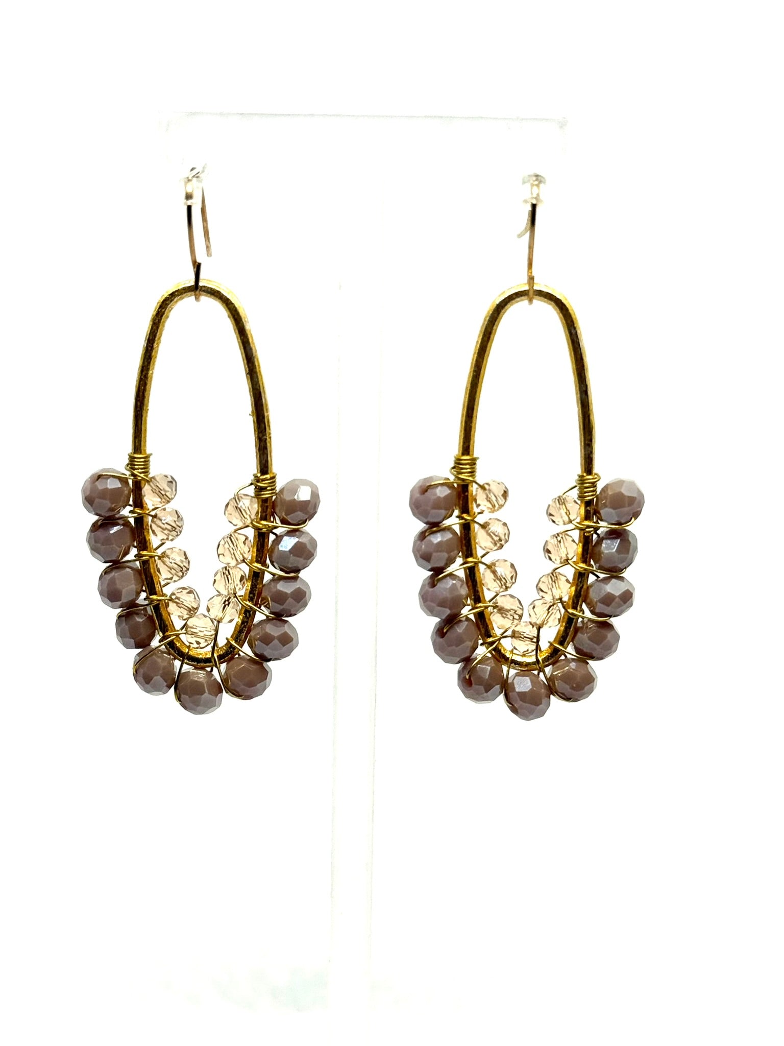 Long Oval Earrings