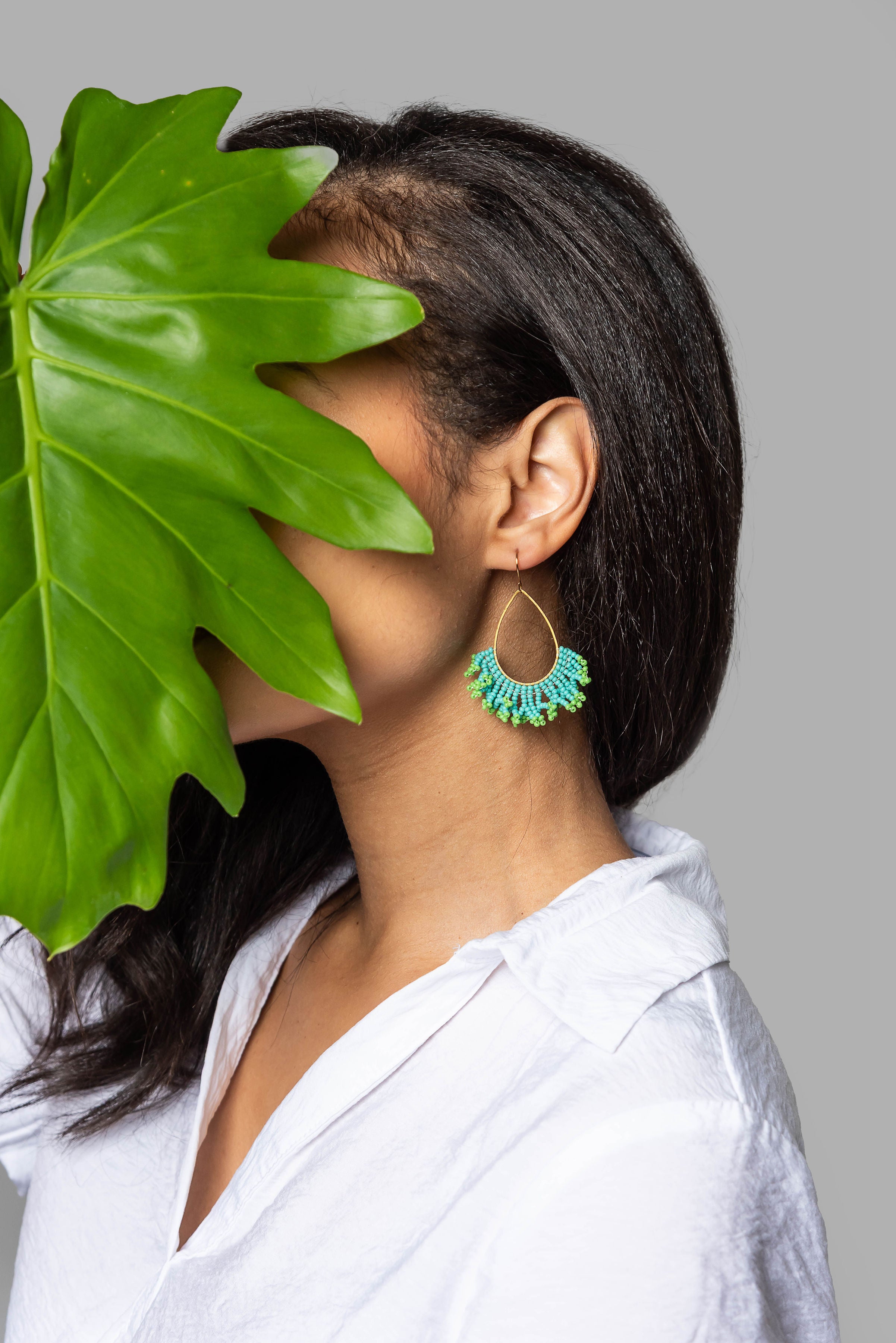 Jabulani Drop Beaded Earrings