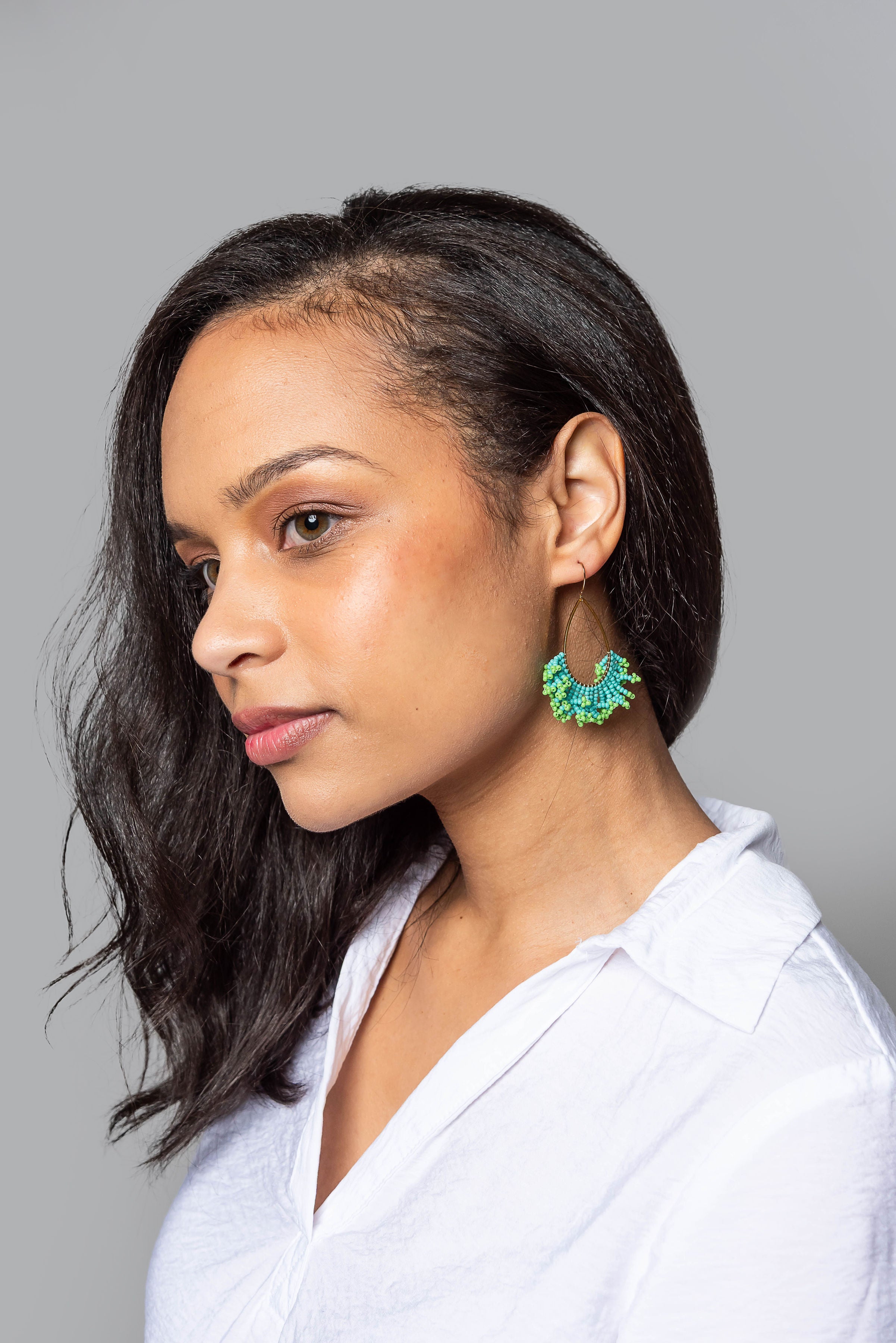 Jabulani Drop Beaded Earrings