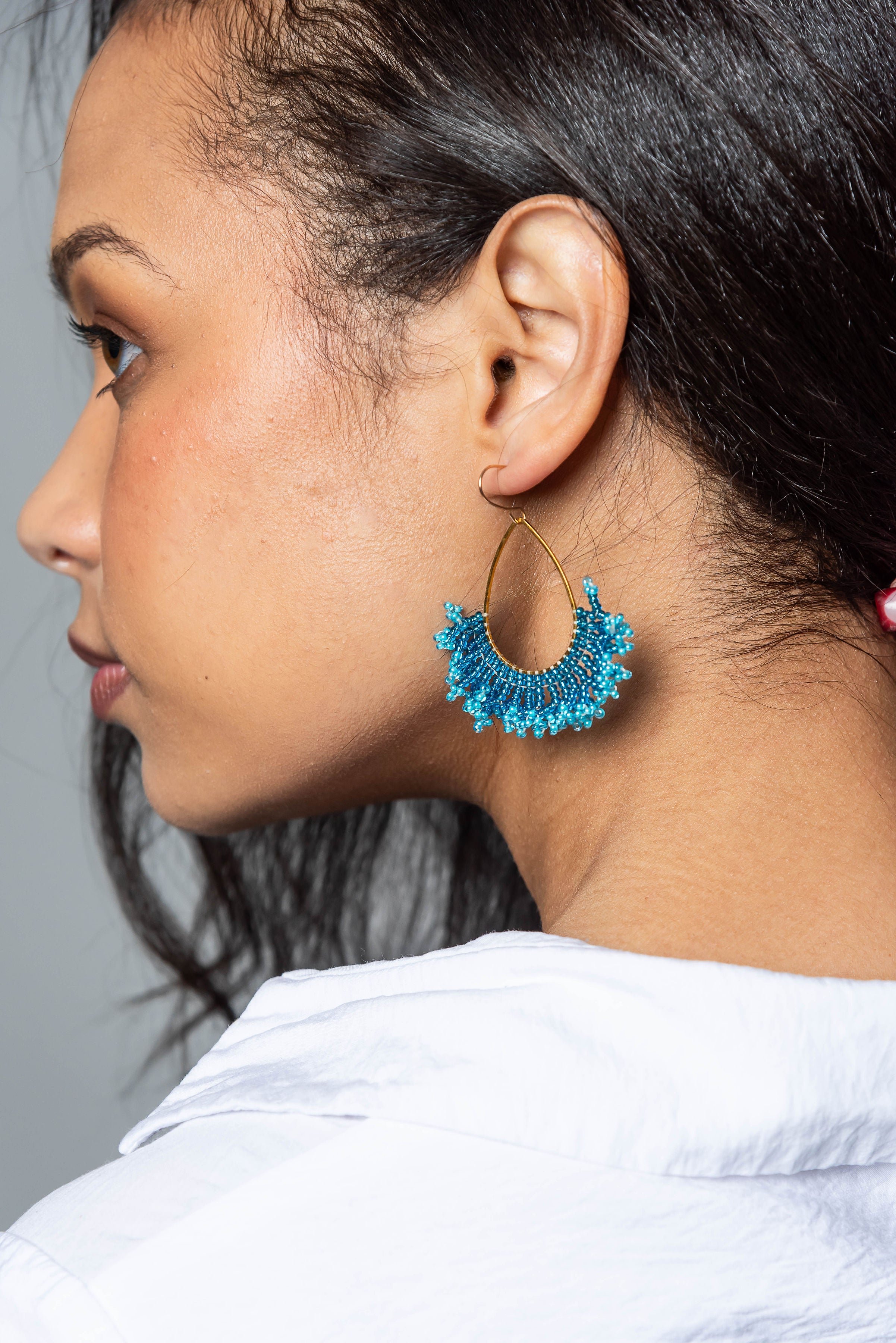 Jabulani Drop Beaded Earrings