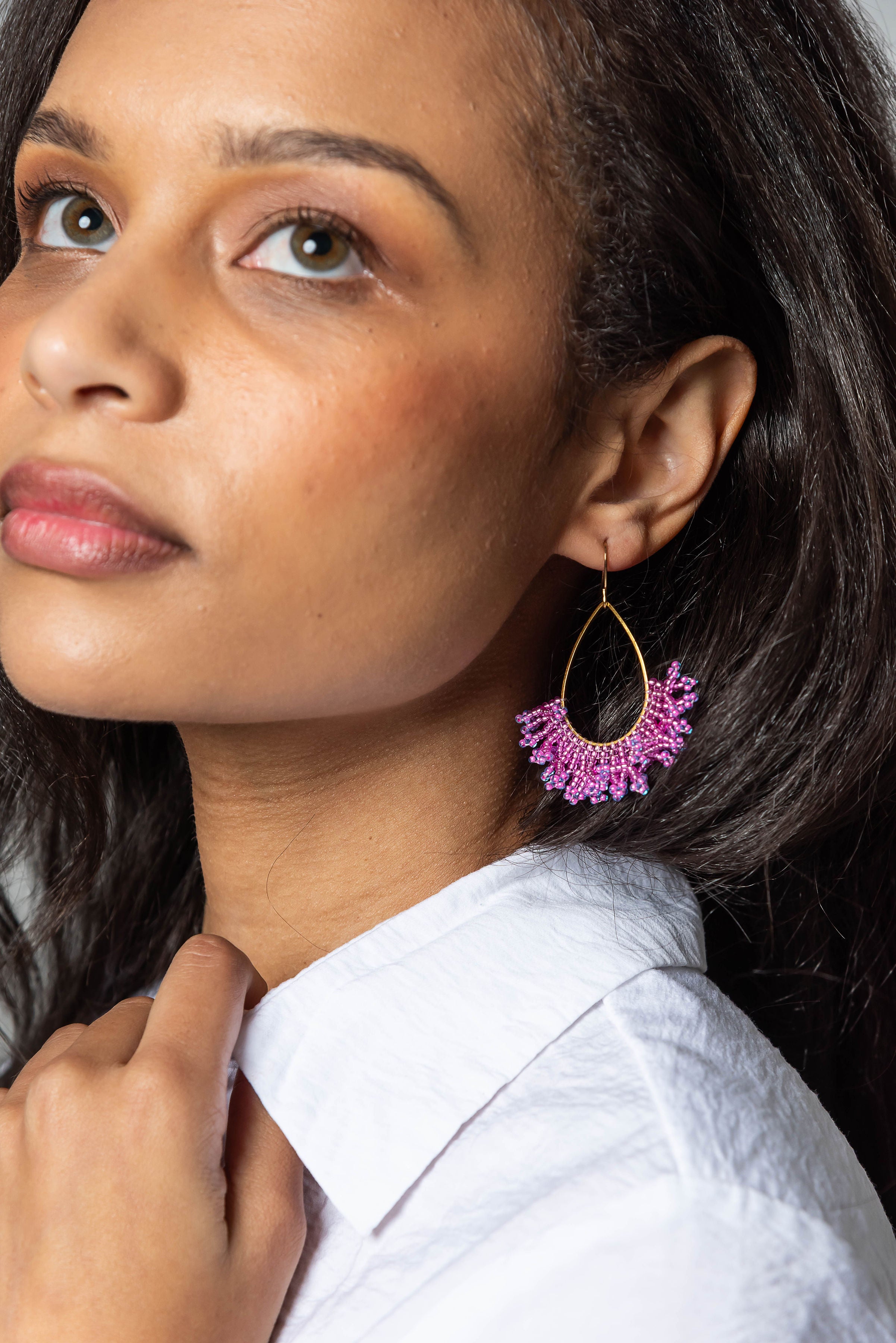 Jabulani Drop Beaded Earrings