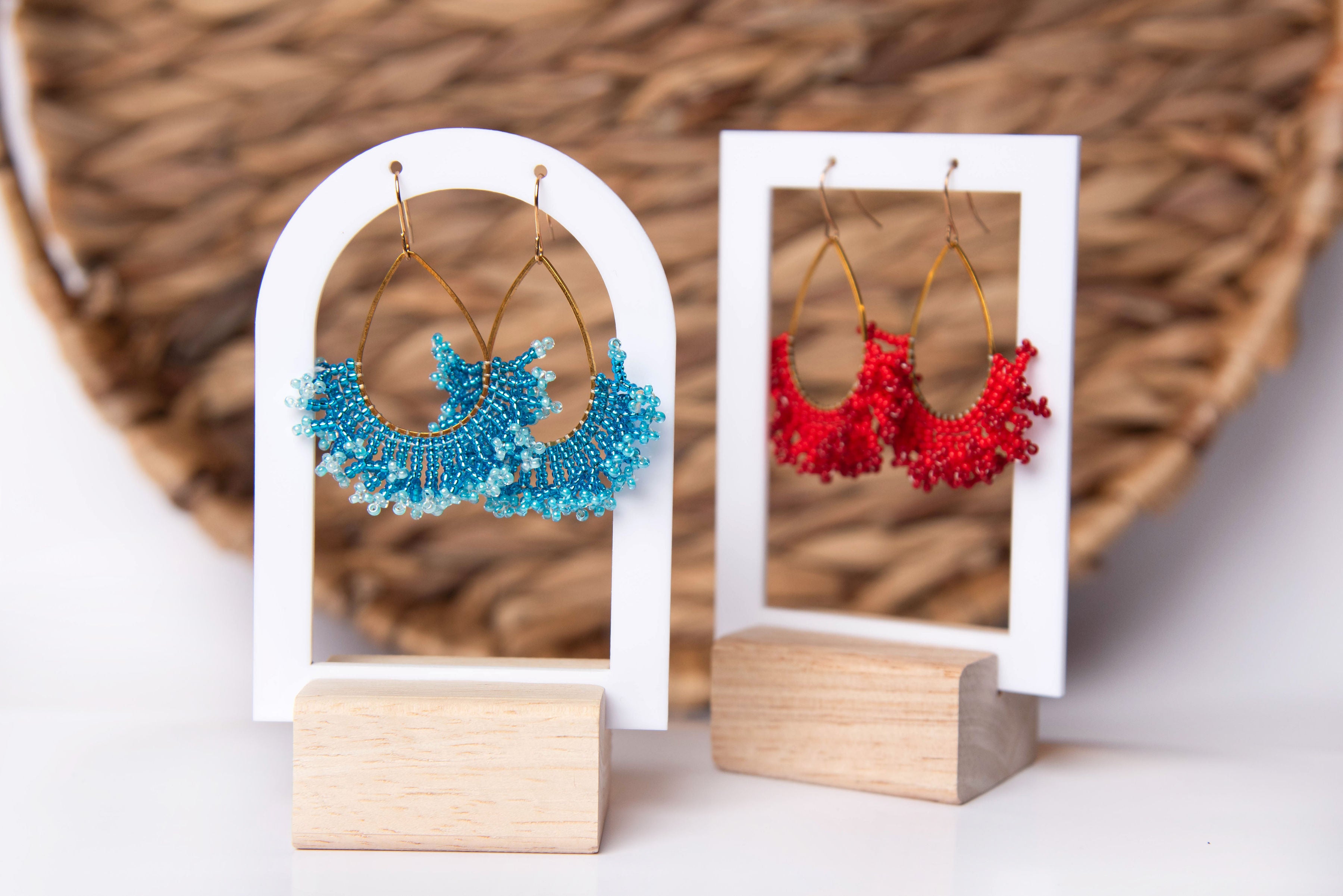 Jabulani Drop Beaded Earrings