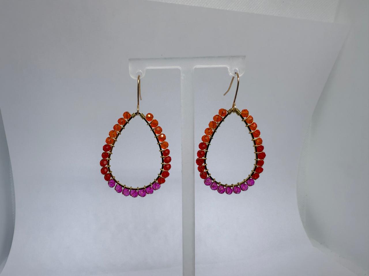 Mix Teardrop Earrings
