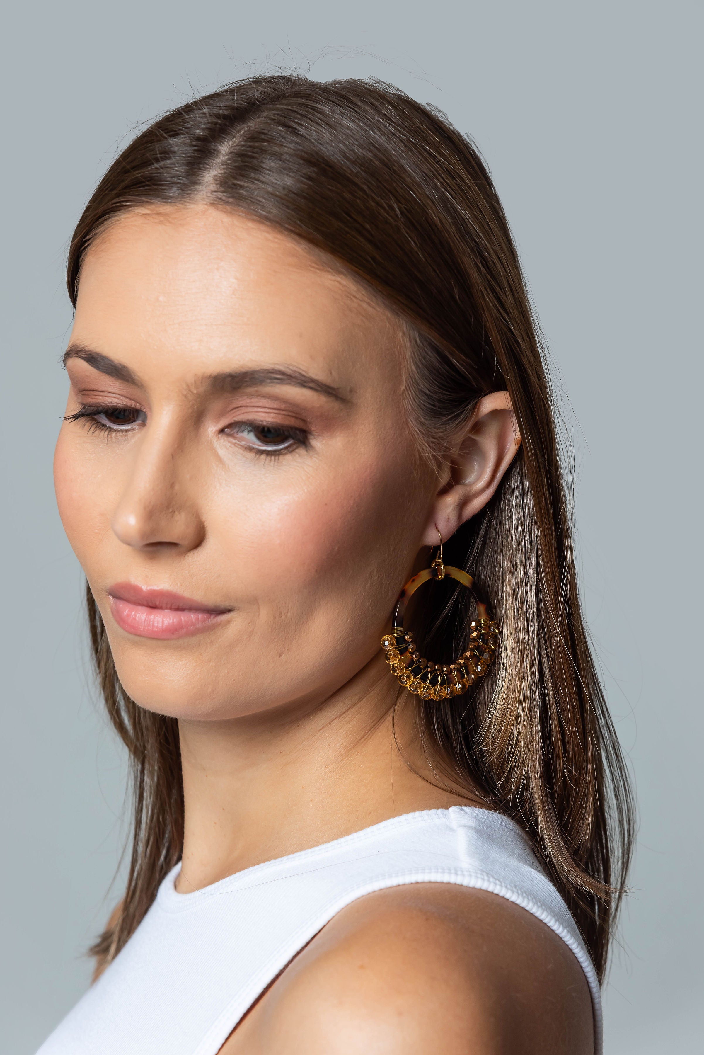 Acrylic Hoop Earrings (Small)