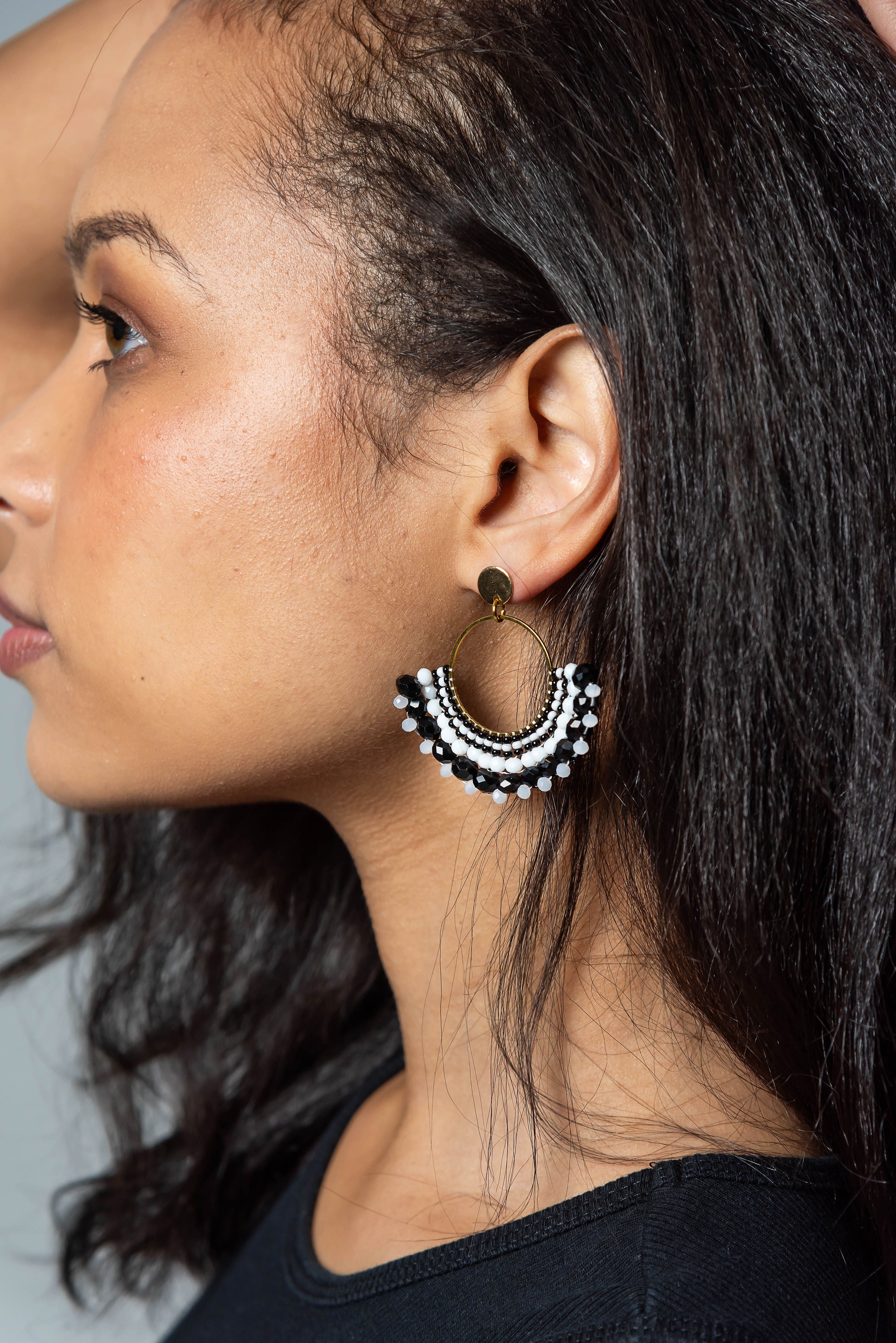 Tombi Medium Beaded Earrings