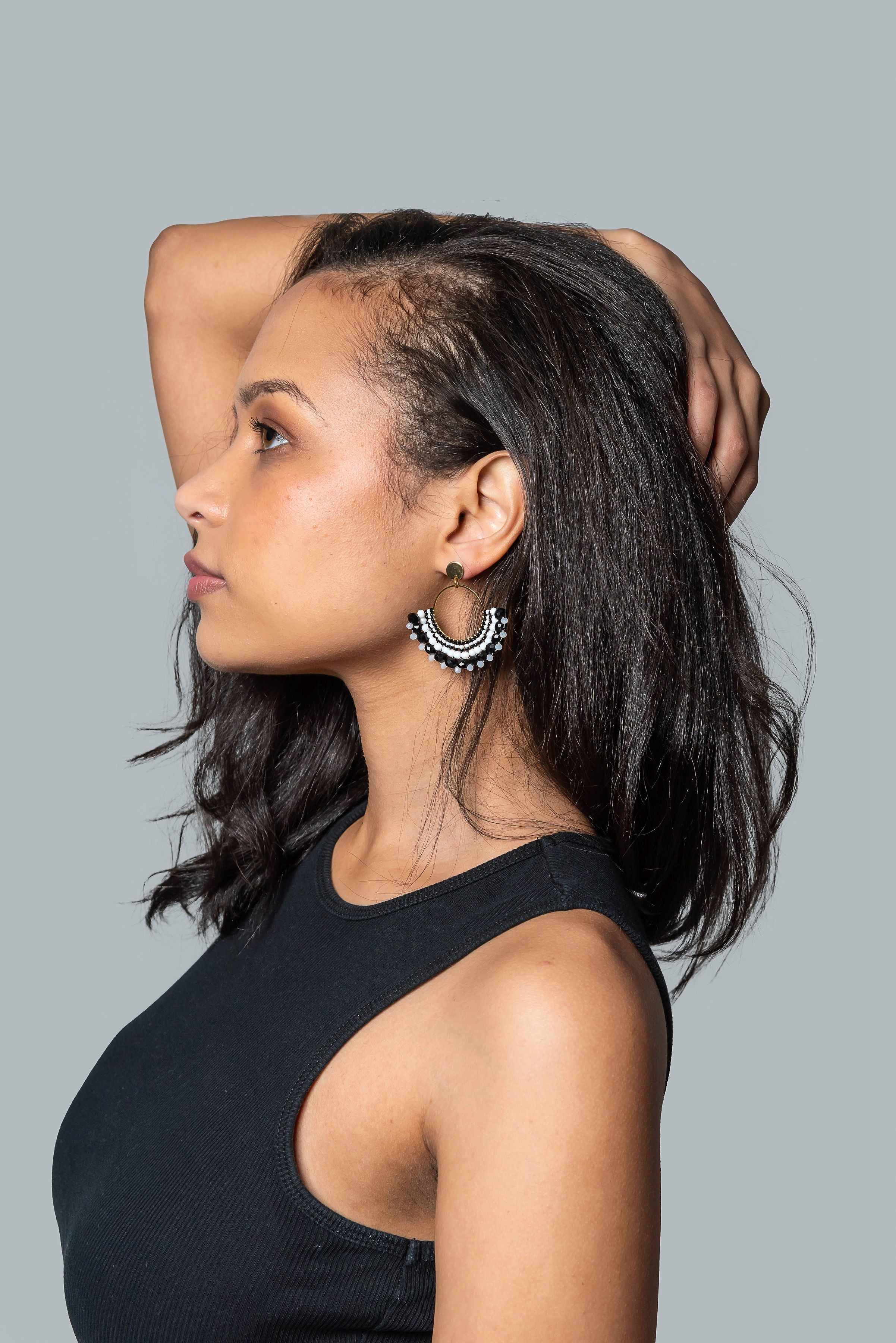 Tombi Medium Beaded Earrings